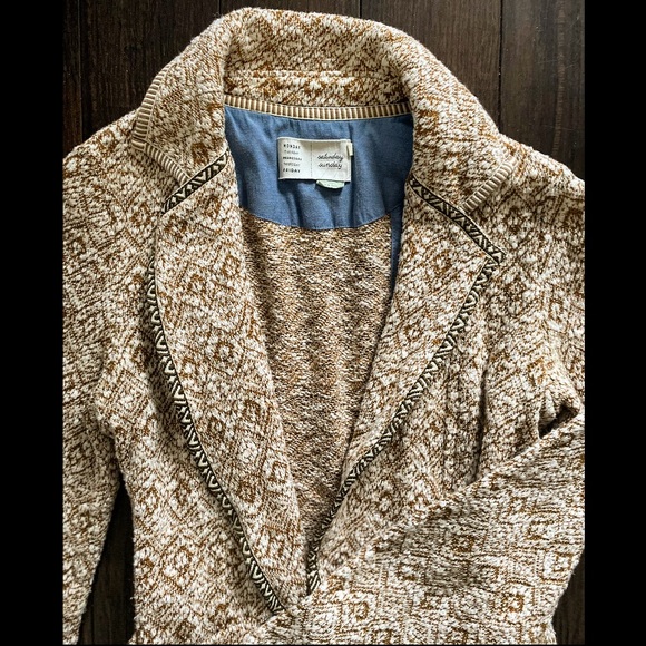 Like New Anthro Saturday Sunday Sweater Blazer - Picture 3 of 4